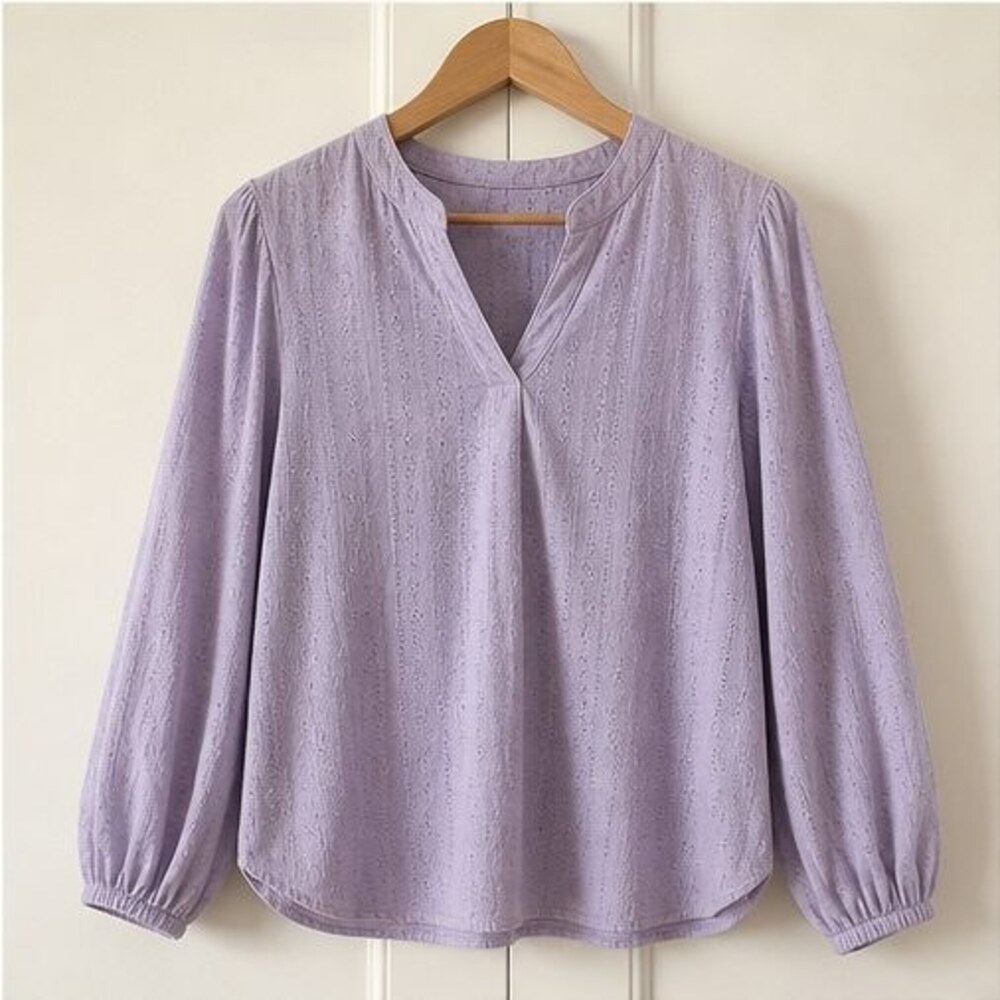 Lilac Tunic Blouse